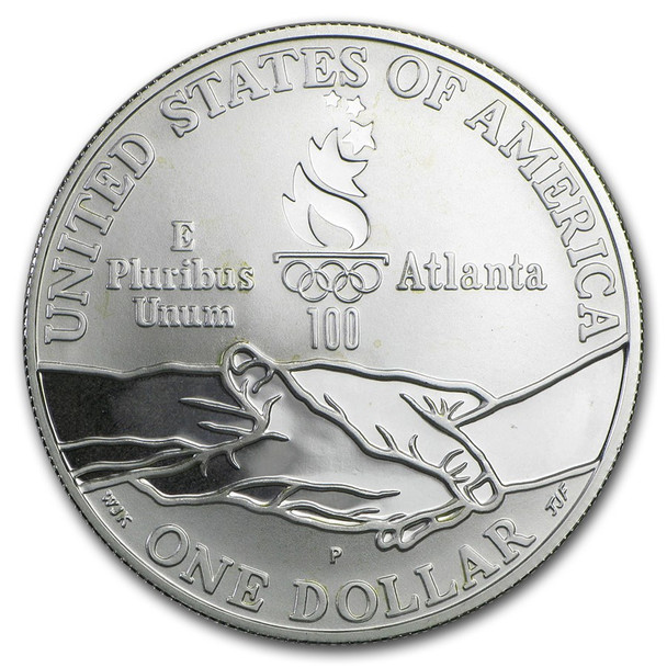 1995-P $1 Blind Runner Silver Commem - Proof