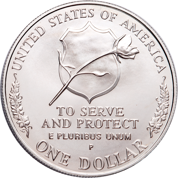 1997-P $1 Law Enforcement Silver Commem - Proof