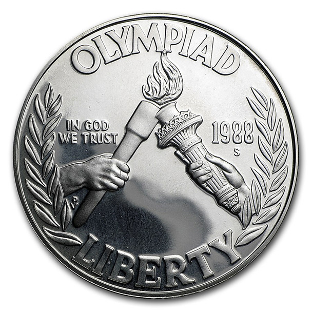 1988-S $1 Olympic Silver Commem - Proof