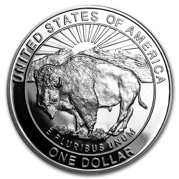 1999-P $1 Yellowstone Silver Commem - BU