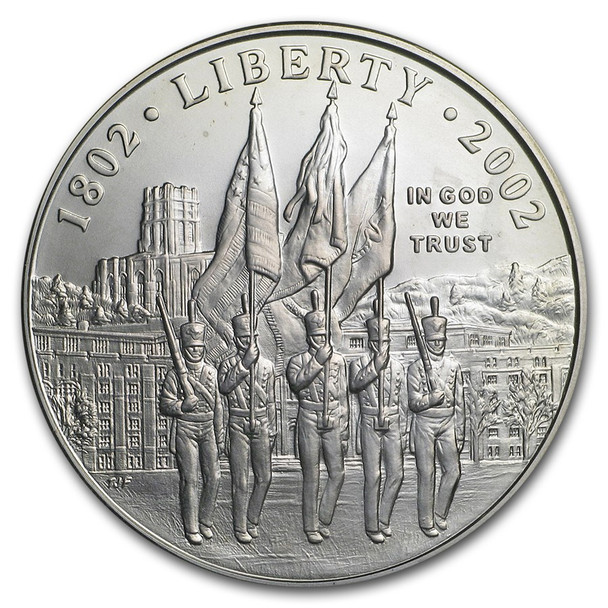 2002-W $1 West Point Silver Commem - BU