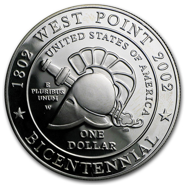2002-W $1 West Point Silver Commem - Proof