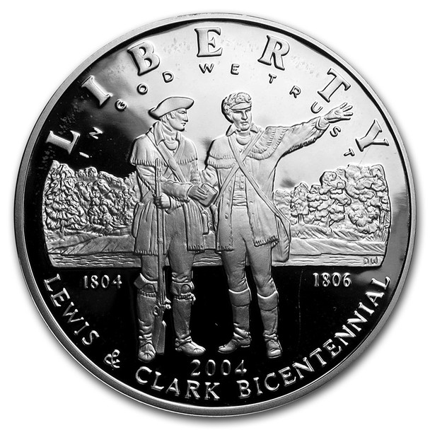 2004-P $1 Lewis & Clark Silver Commem - Proof