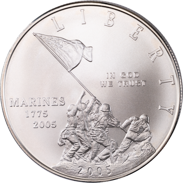 2005-P $1 Marine Corps Silver Commem - Proof