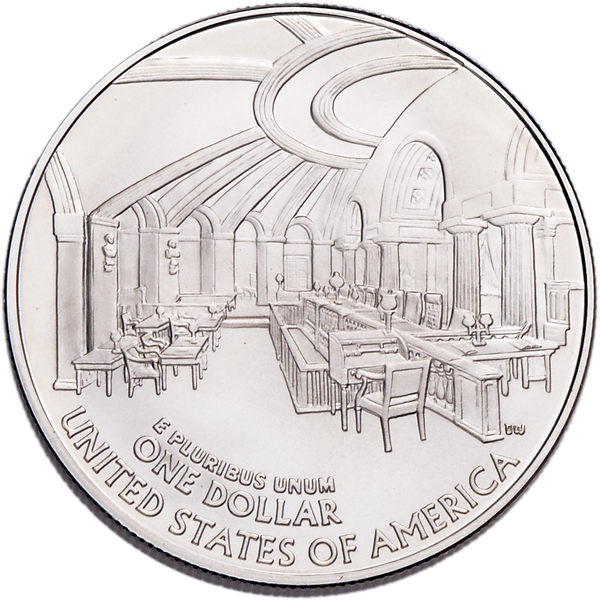 2005-P $1 John Marshall Silver Commem - BU
