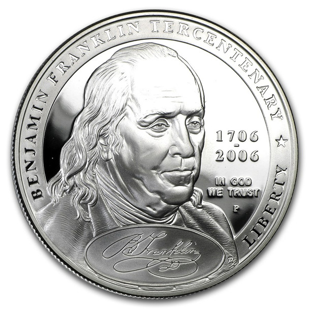 2006-P $1 Frank. Found Father Silver Commem - Proof