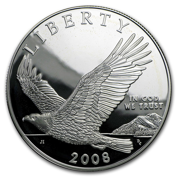 2008-P $1 Bald Eagle Silver Commem - BU