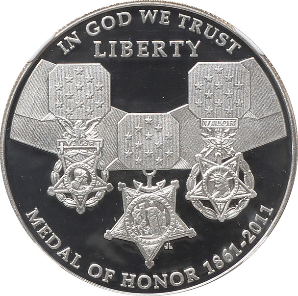 2011-P $1 Medal of Honor Silver Commem - Proof