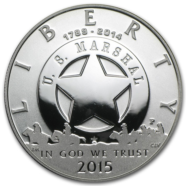 2015-P $1 U.S. Marshals Silver Commem - Proof