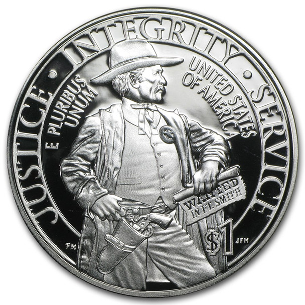 2015-P $1 U.S. Marshals Silver Commem - BU