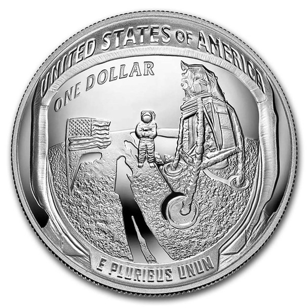 2019-P $1 Apollo 50th Anni. Silver Commem - Proof