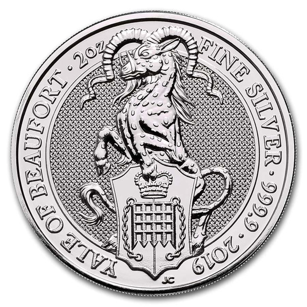 2019 2 oz Silver Great Britain Queen's Beasts - Yale 2019 2 oz Silver Great Britain Queen's Beasts - Yale