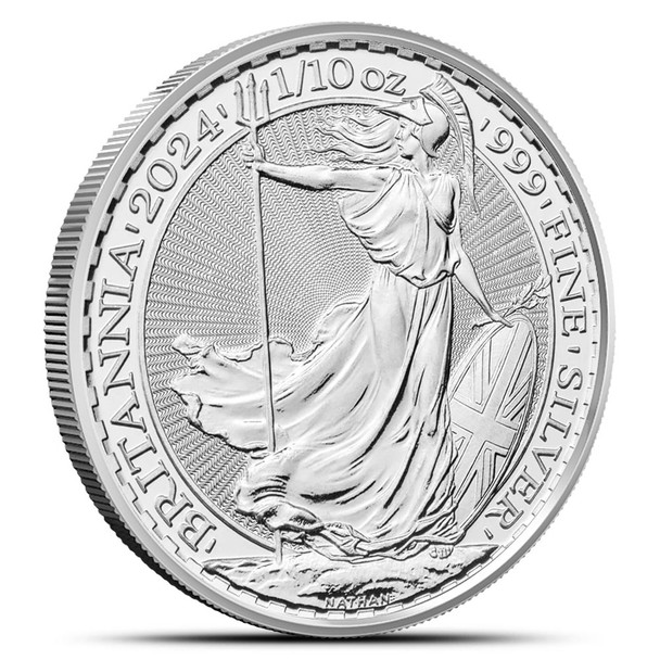 2024 1/10 oz Great Britain Silver Britannia