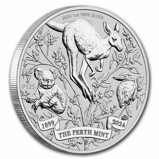 2024 1 oz Perth Mint Anniversary Silver Coin