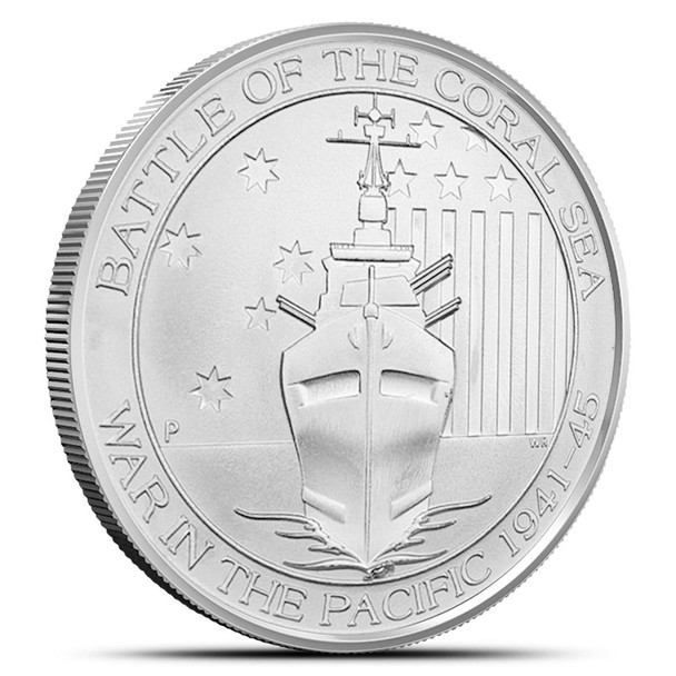 2015 1/2 oz Australian Battle of the Coral Sea Silver Coin