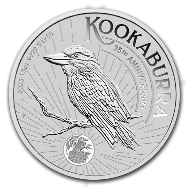 2025 Australian Silver Kookaburra - 10 oz - BU