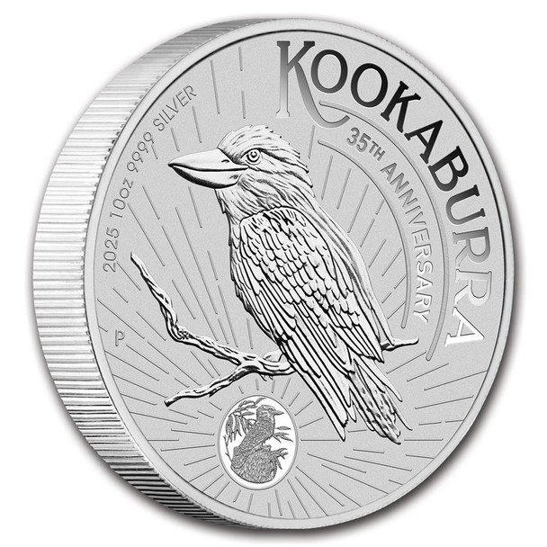 2025 Australian Silver Kookaburra - 10 oz - BU