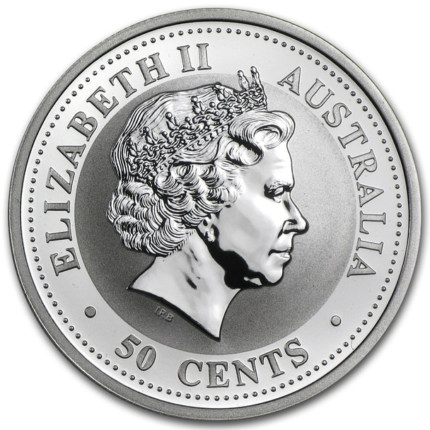 2004 1/2 oz Australia Silver Lunar Monkey BU - Series I 2004 1/2 oz Australia Silver Lunar Monkey BU - Series I