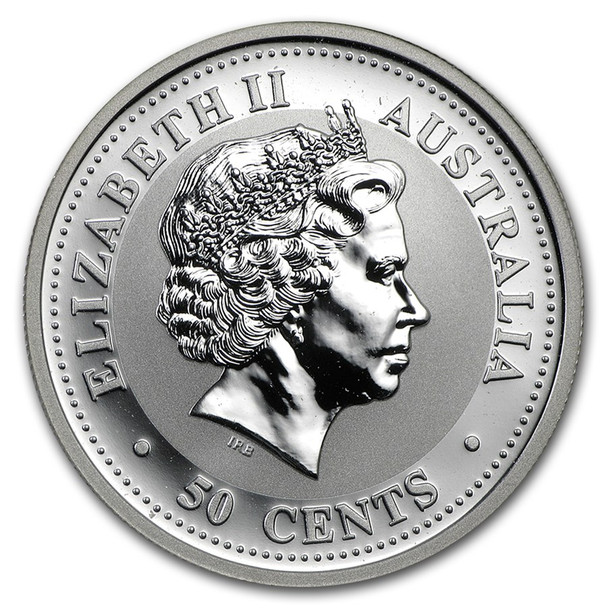2006 1/2 oz Australia Silver Lunar Dog BU - Series I 2006 1/2 oz Australia Silver Lunar Dog BU - Series I