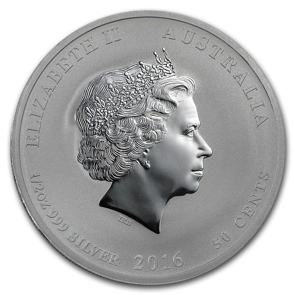 2016 1/2 oz Australia Silver Lunar Monkey BU - Series II 2016 1/2 oz Australia Silver Lunar Monkey BU - Series II