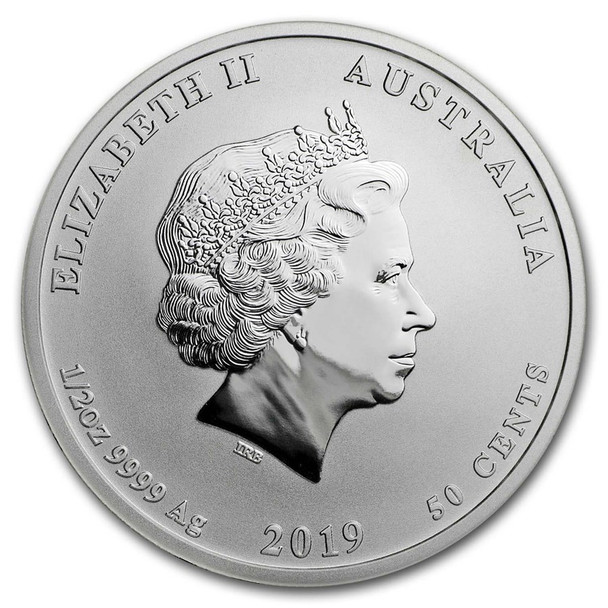 2019 1/2 oz Australia Silver Lunar Pig BU - Series II 2019 1/2 oz Australia Silver Lunar Pig BU - Series II