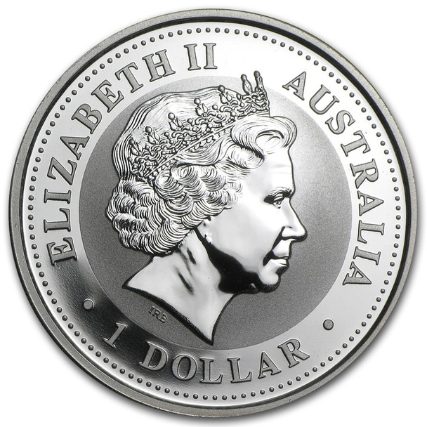 2001 1 oz Australia Silver Lunar Snake - BU - Series I 2001 1 oz Australia Silver Lunar Snake - BU - Series I