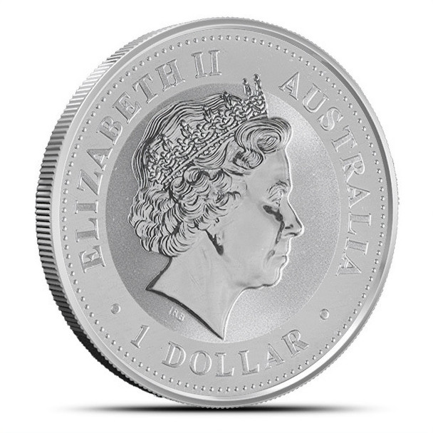 2002 1 oz Australia Silver Lunar Horse - BU - Series I