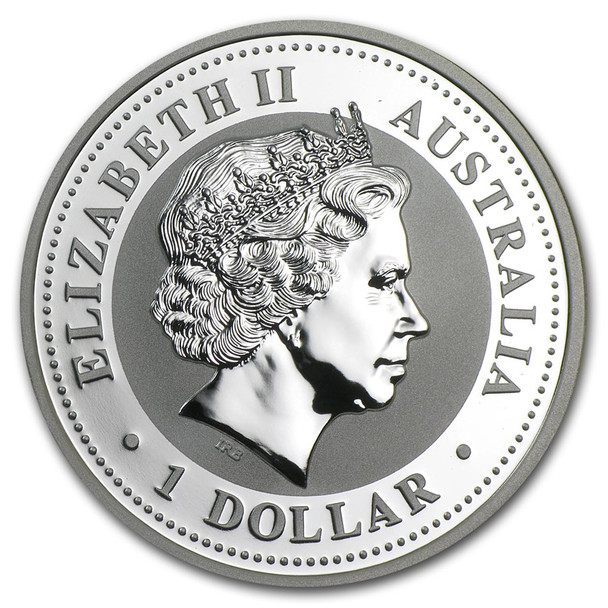 2004 1 oz Australia Silver Lunar Monkey BU - Series I 2004 1 oz Australia Silver Lunar Monkey BU - Series I