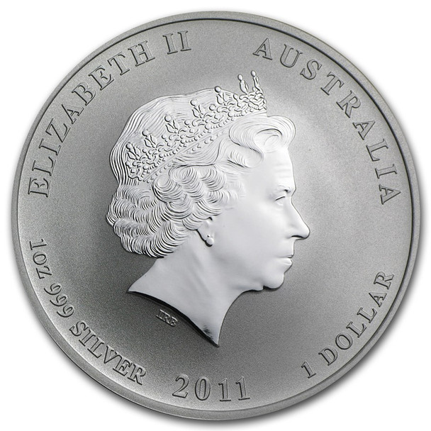 2011 1 oz Australia Silver Lunar Rabbit BU - Series II 2011 1 oz Australia Silver Lunar Rabbit BU - Series II