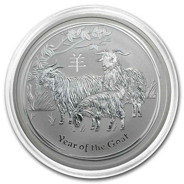 2015 1 oz Australia Silver Lunar Goat BU - Series II 2015 1 oz Australia Silver Lunar Goat BU - Series II