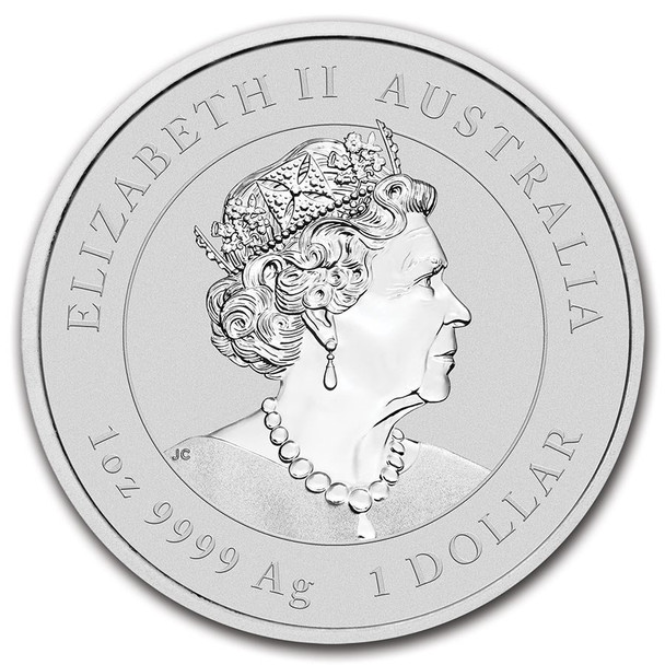 2021 1 oz Australia Silver Lunar Ox BU - Series III