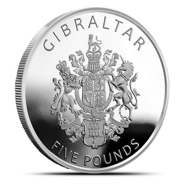 2022 1 oz Gibraltar Platinum Castle