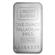 1 oz Palladium Bar - Credit Suisse (Carded)