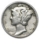 90% Silver Mercury Dime 50-Coin Roll Avg Circ