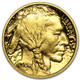 2008-W 1/10 oz Burnished Gold Buffalo (w/box & COA)