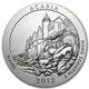 2012-P 5 oz ATB Acadia Silver Coin - Burnished (Cap Only)
