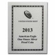 2013-W Proof Silver Eagle (Box & COA)