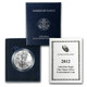 2012-W Burnished Silver Eagle (Box & COA)
