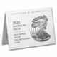 2025-W Burnished Silver Eagle (Box & COA)