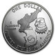 1991-D $1 Korean War Silver Commemorative- BU