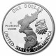 1991-P $1 Korean War Silver Commemorative- Proof