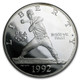 1992-S $1 Olympic Silver Commem - Proof