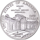1994-W $1 Women in Military Silver Commem - BU