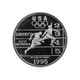1995-P $1 Track & Field Silver Commem - Proof