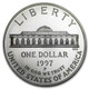 1997-P $1 Botanic Garden Silver Commem - Proof