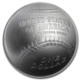 2014-P $1 Baseball Hall Fame Silver Commem - BU
