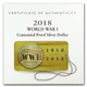 2018-P $1 World War I Centennial Silver Commem - Proof