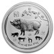 2019 1/2 oz Australia Silver Lunar Pig BU - Series II 2019 1/2 oz Australia Silver Lunar Pig BU - Series II