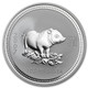 2007 1 oz Australia Silver Lunar Pig BU - Series I 2007 1 oz Australia Silver Lunar Pig BU - Series I