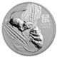 2020 1 oz Australia Silver Lunar Mouse BU - Series III